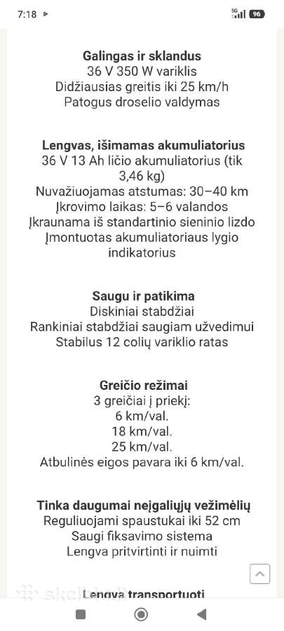 Elektrinis neigaliojo vežimėlio trauktuvas - nuotraukos Nr. 11