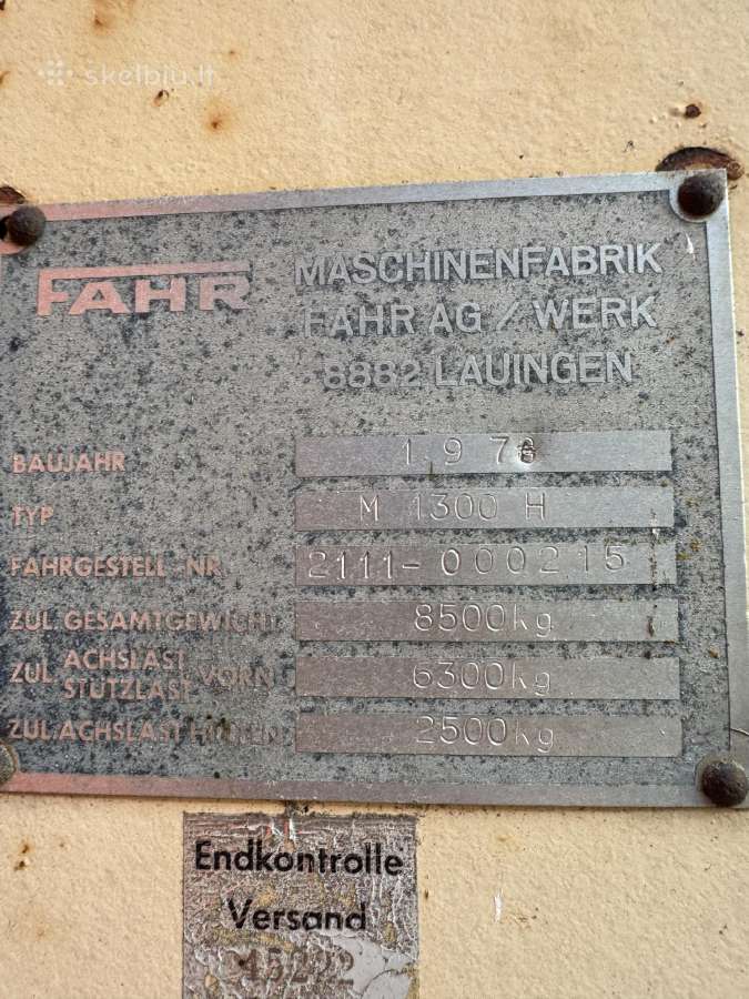 Deutz-fachr 1300 - nuotraukos Nr. 2