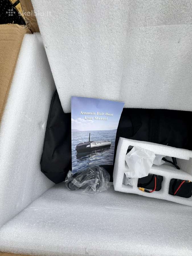 Manuowell Assassin pašarų laivelis su GPS - nuotraukos Nr. 2