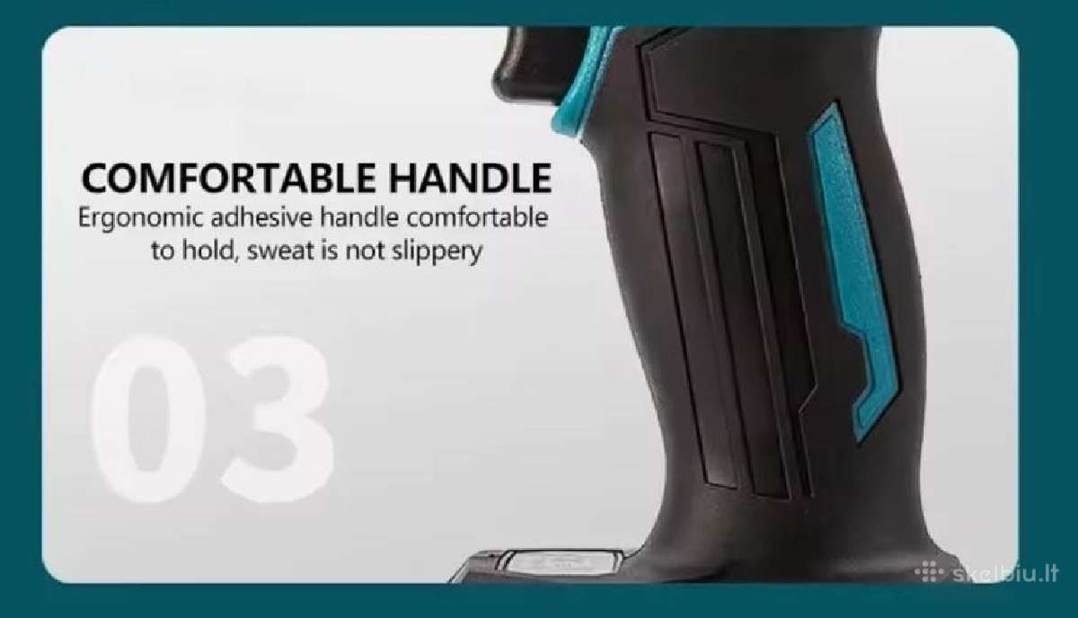 Makita Tw004gz Lxt 18v, 350 Nm, 1/2" - nuotraukos Nr. 9