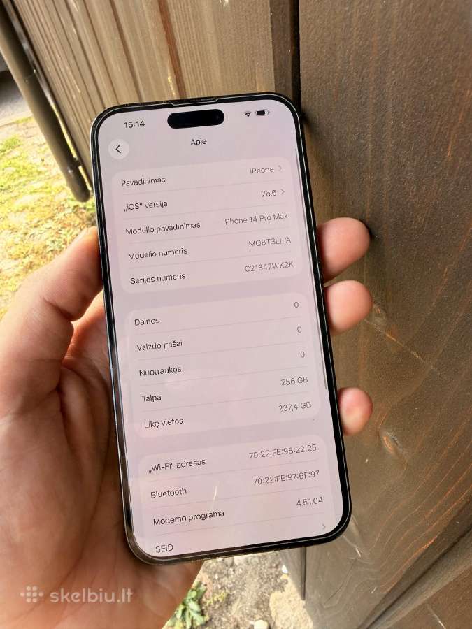 iPhone 14 Pro Max - nuotraukos Nr. 6