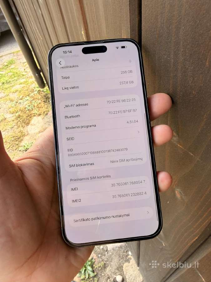 iPhone 14 Pro Max - nuotraukos Nr. 7