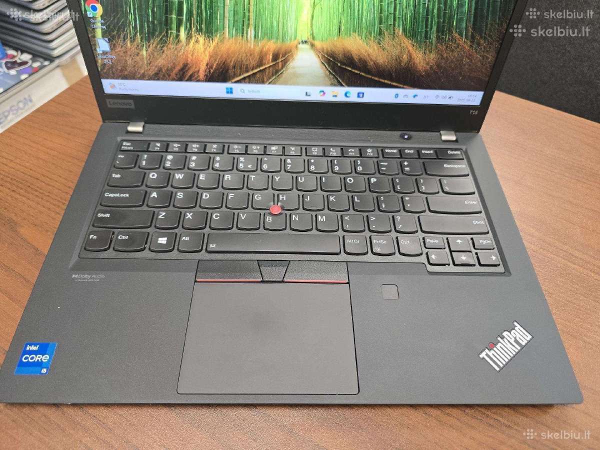Lenovo Thinkpad T14 gen2 14"i5-1135g7/24gb/256ssd - nuotraukos Nr. 2