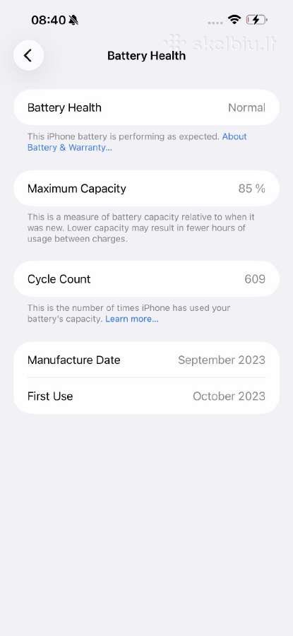 iPhone 15 Pro Max 256gb - nuotraukos Nr. 8
