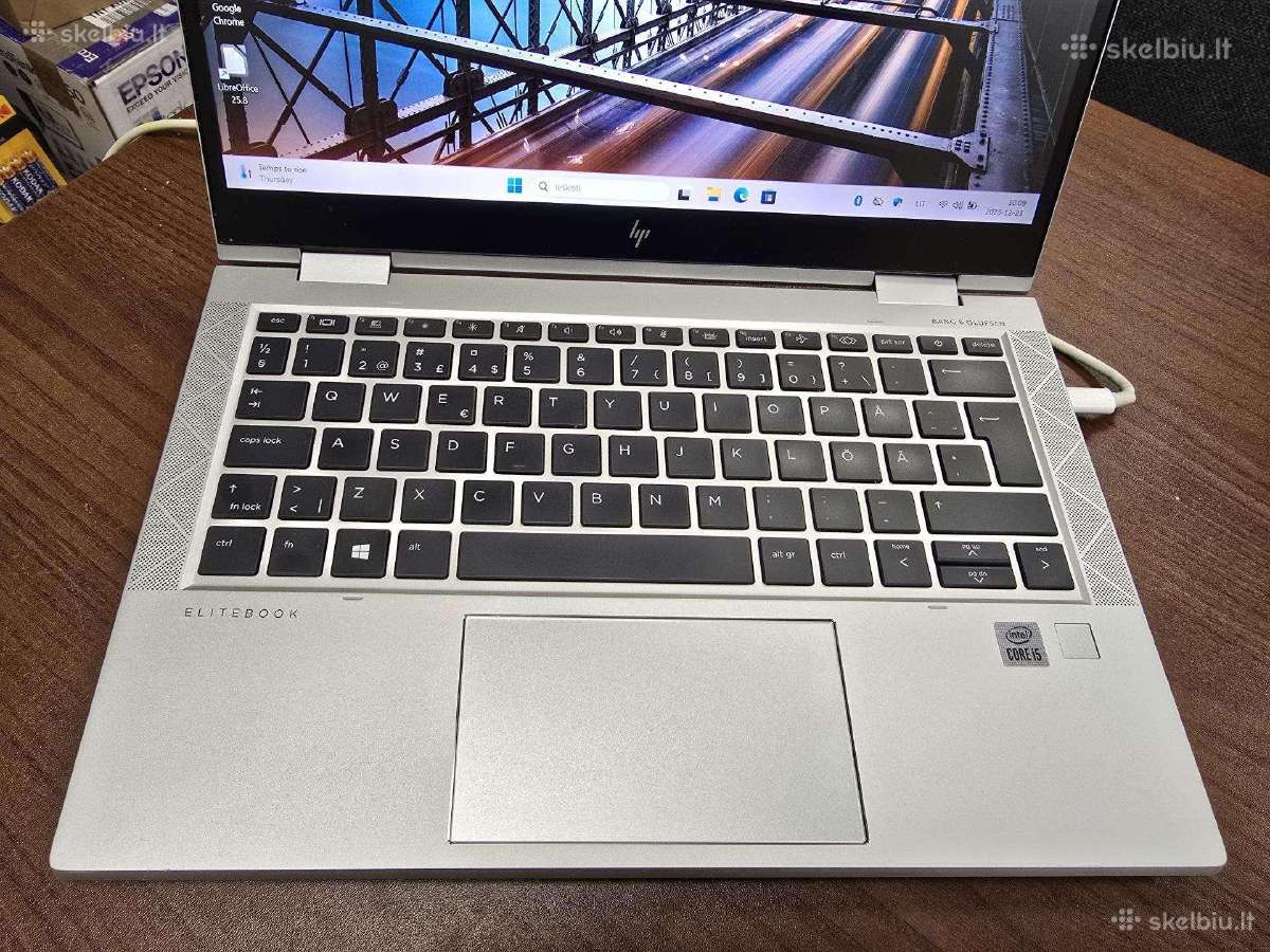 Hp Elitebook x360 Touch 13.3"i5-10210u/8gb/256ssd - nuotraukos Nr. 2