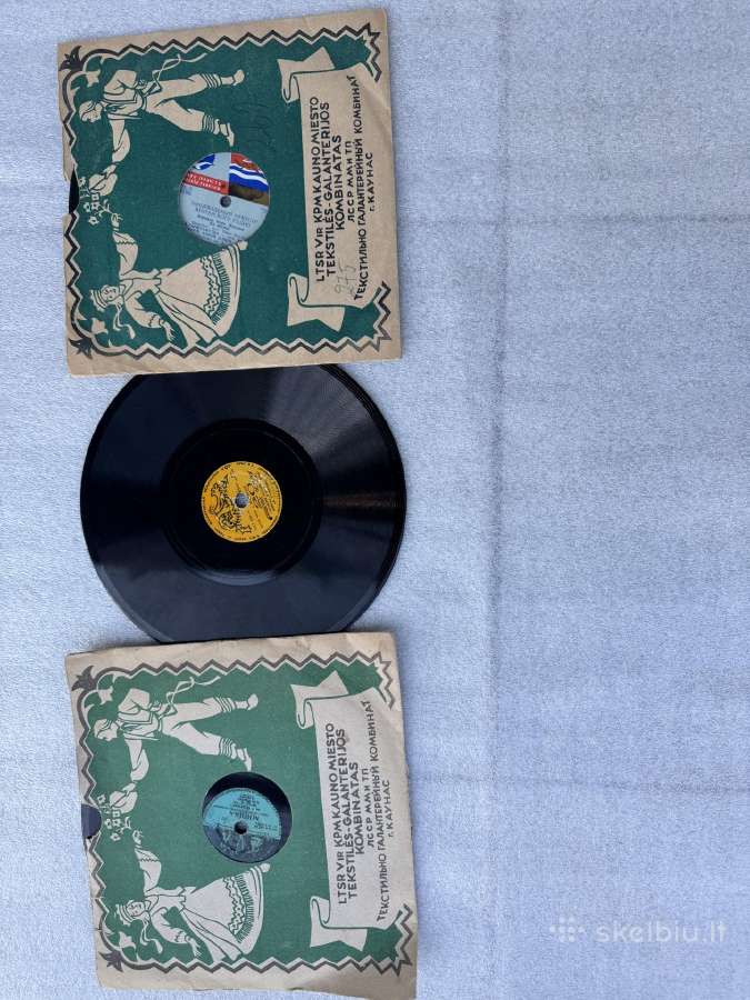 Gramofonin. plokšt. sovietm. įv.65vnt.su lagaminu - nuotraukos Nr. 6