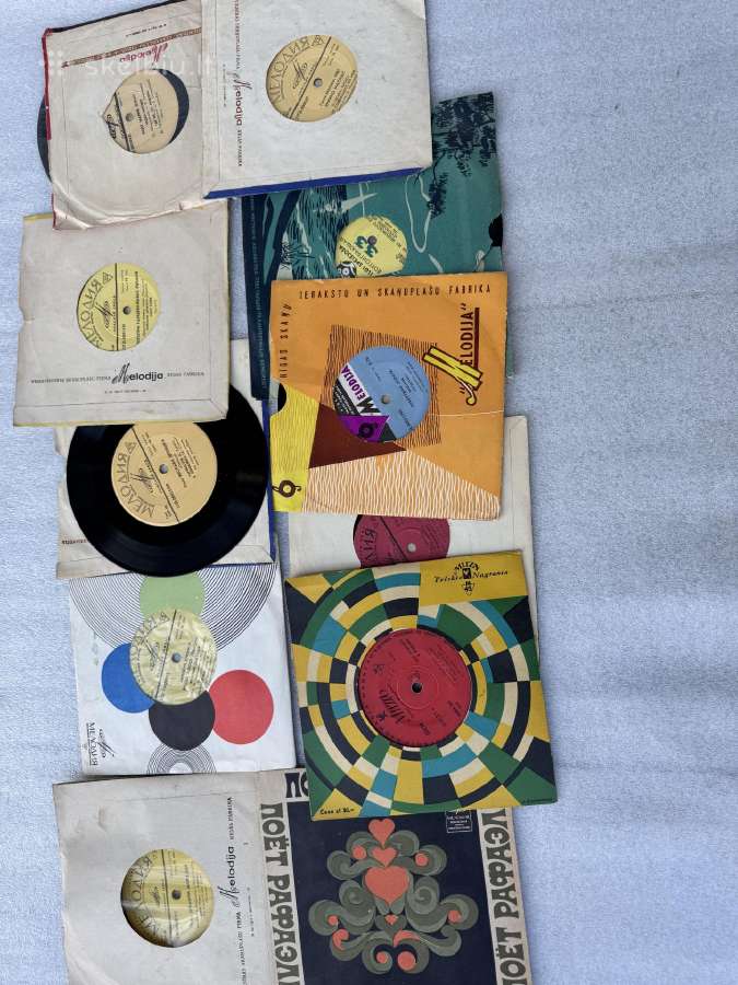Gramofonin. plokšt. sovietm. įv.65vnt.su lagaminu - nuotraukos Nr. 8