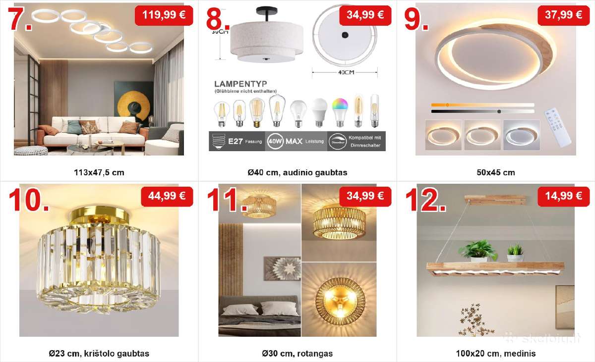 LED šviestuvai - nuotraukos Nr. 2
