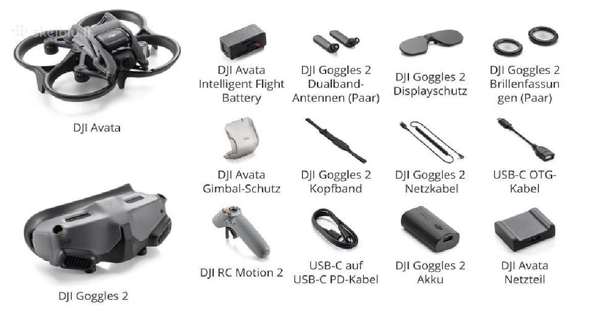 Dji Avata Pro + Dji RC Motion 2 + Dji Goggles 2 - nuotraukos Nr. 2