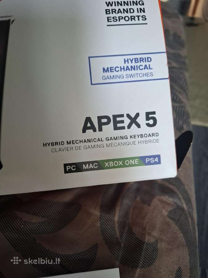 Klaviatūra Steelseries Apex5 - nuotraukos Nr. 8