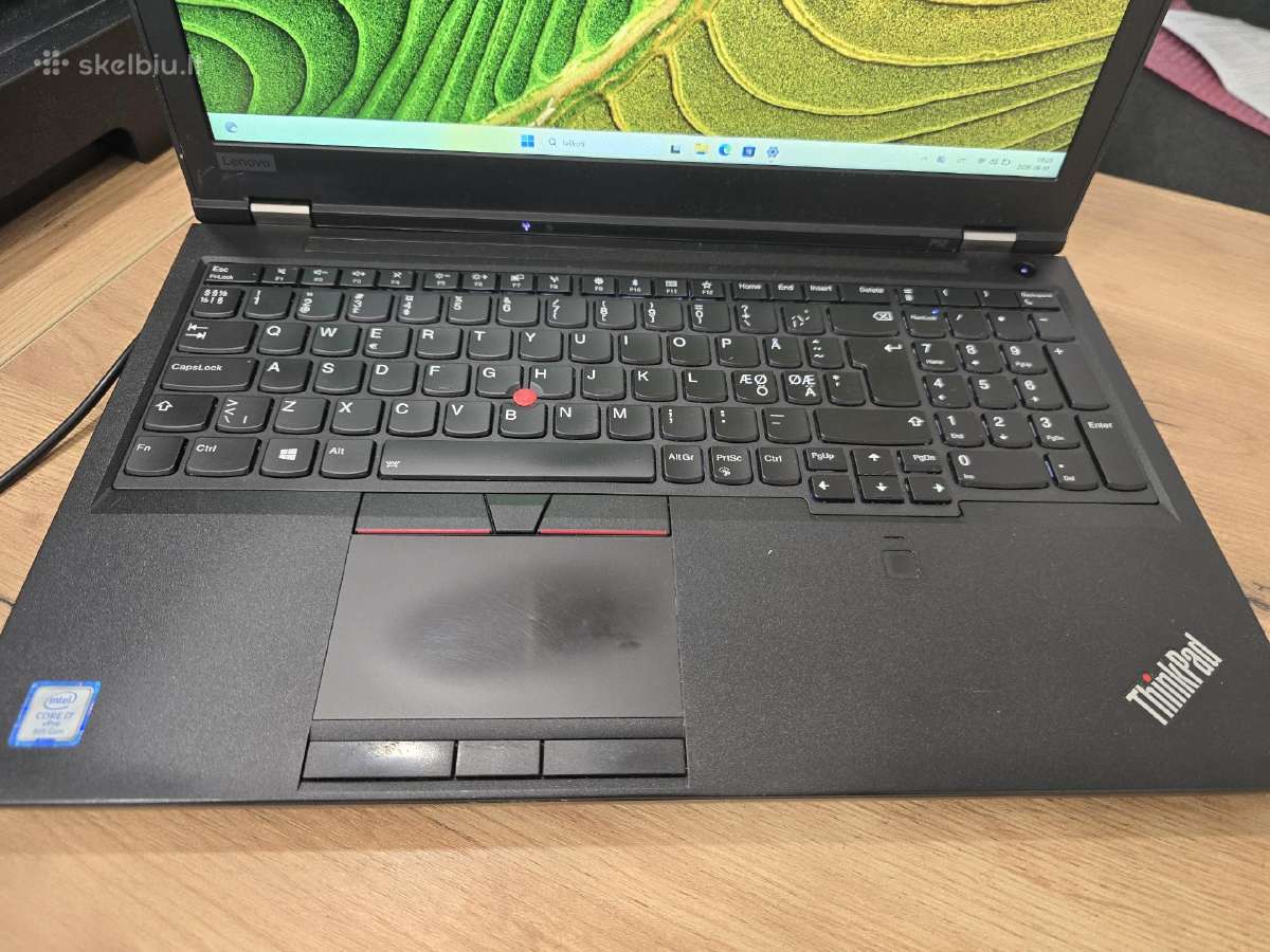 Lenovo Thinkpad P52 15.6"i7/32gb/512gb/p2000 4gb - nuotraukos Nr. 2