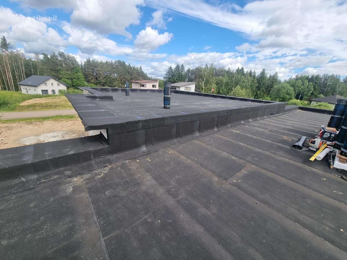 Stogų dengimas bitumine prilydoma danga - nuotraukos Nr. 37