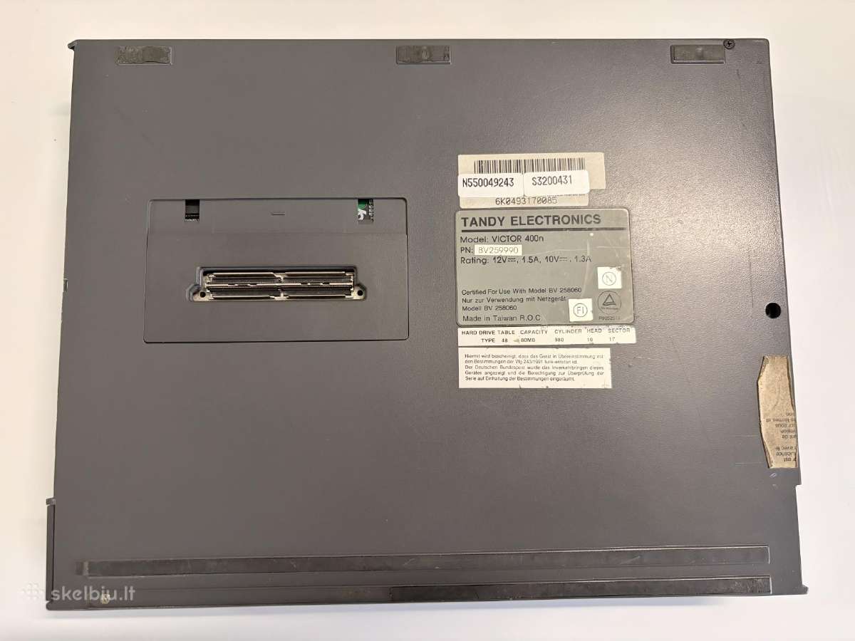 Tandy Victor 400n retas 486 retro kompiuteris - nuotraukos Nr. 4