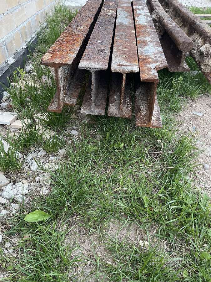 Dvitejinės sijos Ipe 160 ir geležinkelio bėgis - nuotraukos Nr. 4