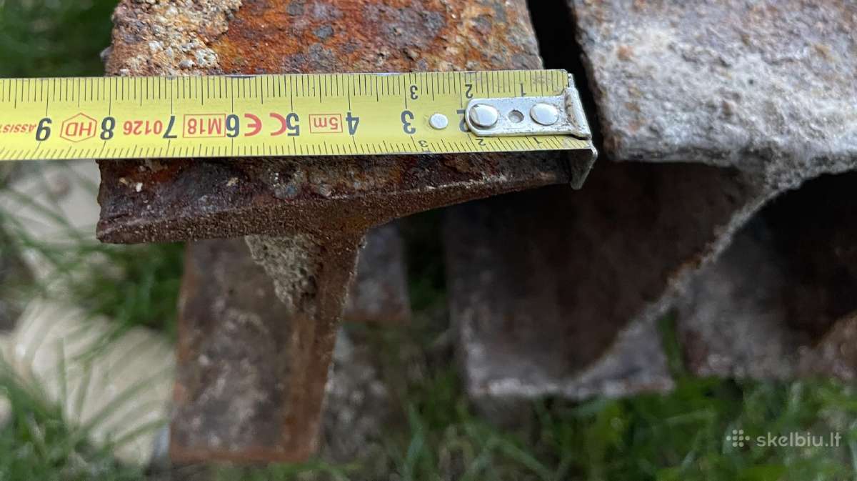 Dvitejinės sijos Ipe 160 ir geležinkelio bėgis - nuotraukos Nr. 5