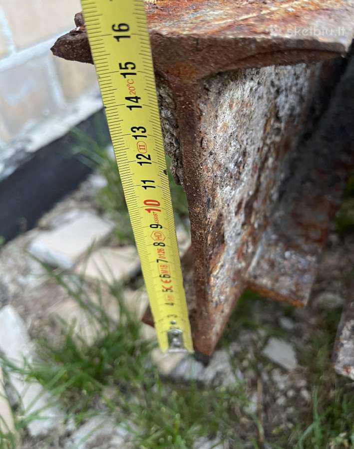 Dvitejinės sijos Ipe 160 ir geležinkelio bėgis - nuotraukos Nr. 6