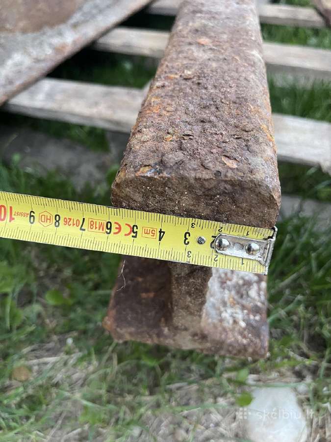 Dvitejinės sijos Ipe 160 ir geležinkelio bėgis - nuotraukos Nr. 16