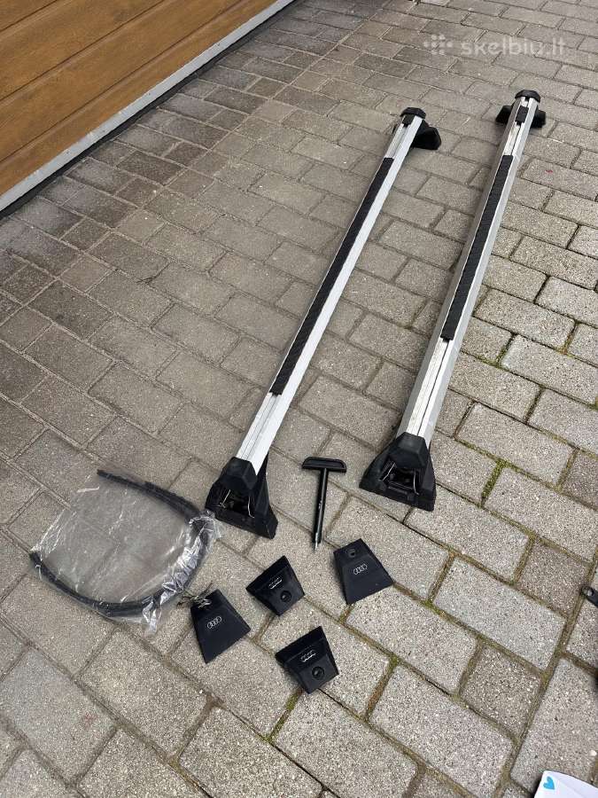 Audi Q7 4m skersiniai + Volvo dviračių laikikliai - nuotraukos Nr. 2