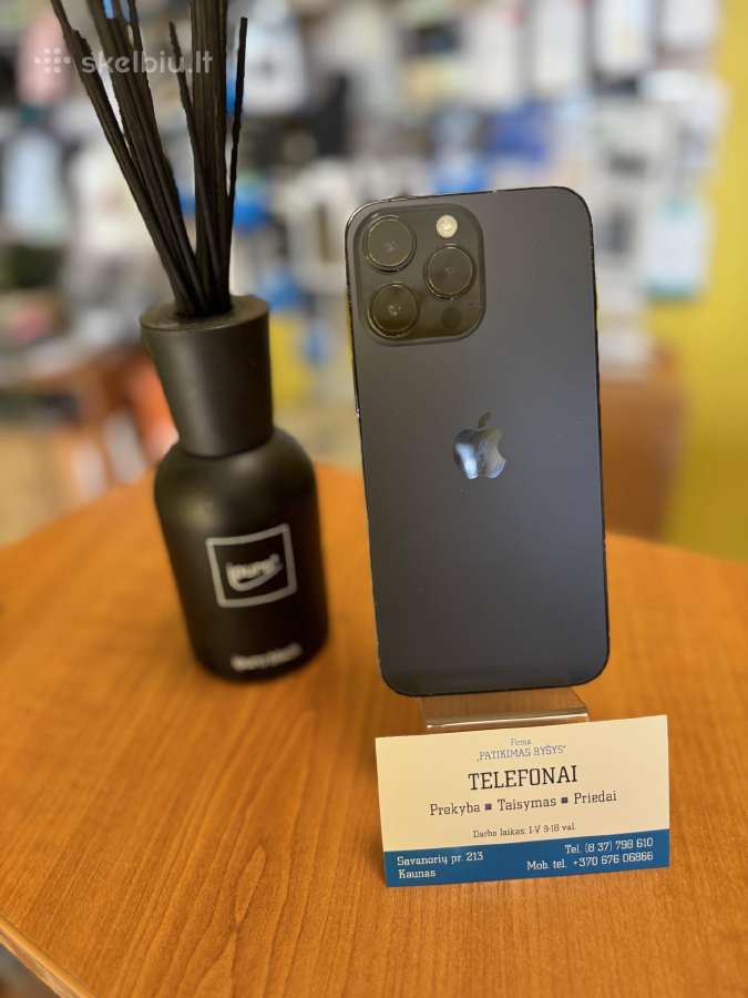 iPhone 14promax 128gb Black Su Garantija - nuotraukos Nr. 2