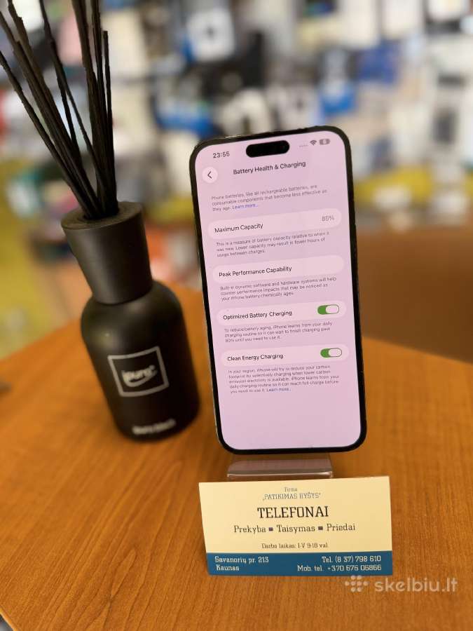 iPhone 14promax 128gb Black Su Garantija - nuotraukos Nr. 4