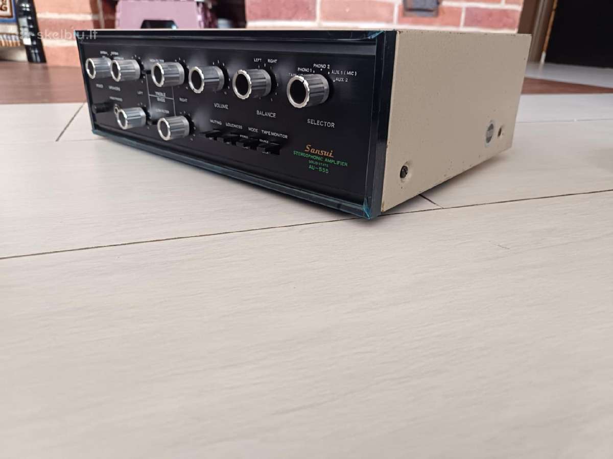 Sansui Au-555 stiprintuvas - nuotraukos Nr. 3