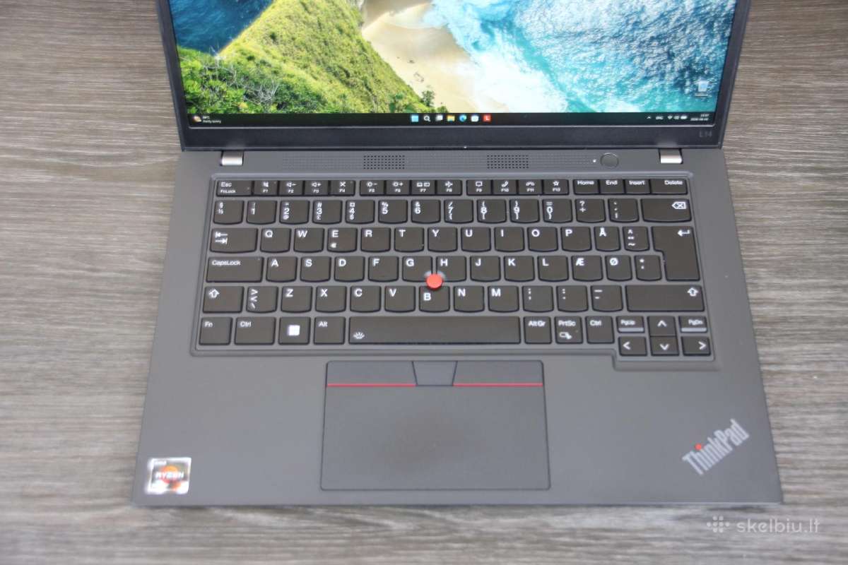 Lenovo Thinkpad L14 Gen4 R5 7530u Fhd Ips - nuotraukos Nr. 2