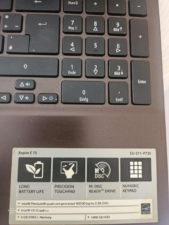 Nešiojamas kompiuteris Acer Mm15 .Acer E15. - nuotraukos Nr. 9