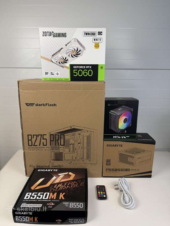 Naujas Stacionarus Pc Rtx 5060 Ryzen 5 5600x - nuotraukos Nr. 20