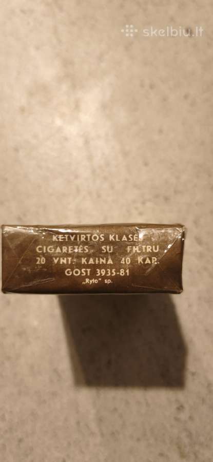 „klaipėda“ cigarečių pakeliai – kolekcijai - nuotraukos Nr. 2