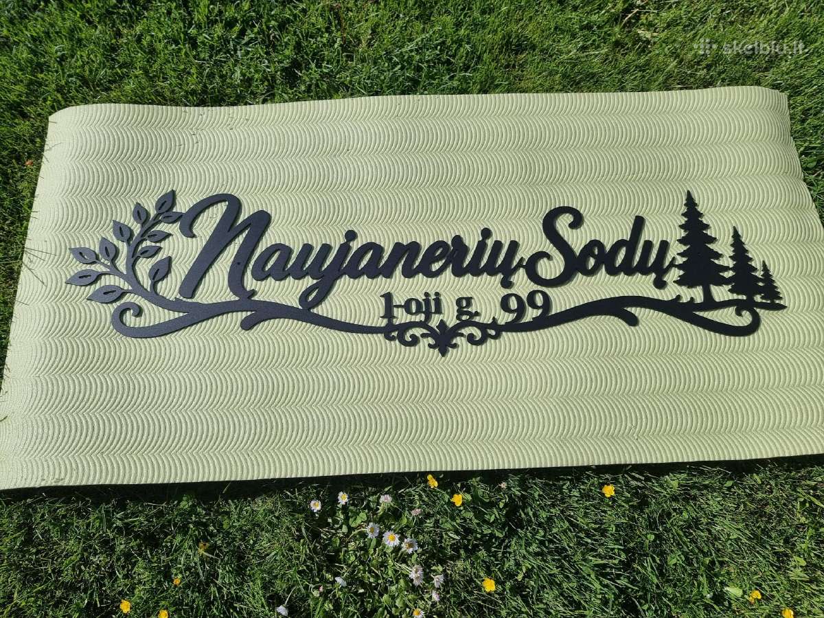 Metaliniai adresų užrašai - Veliavu laikikliai - nuotraukos Nr. 14