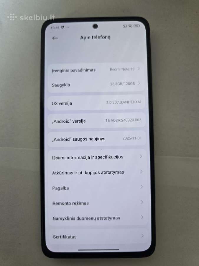 Redmi note 13 - nuotraukos Nr. 3