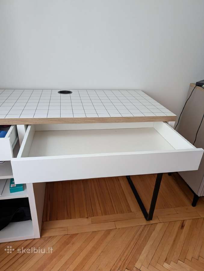 Baltas Ikea rašomasis stalas Micke - nuotraukos Nr. 5
