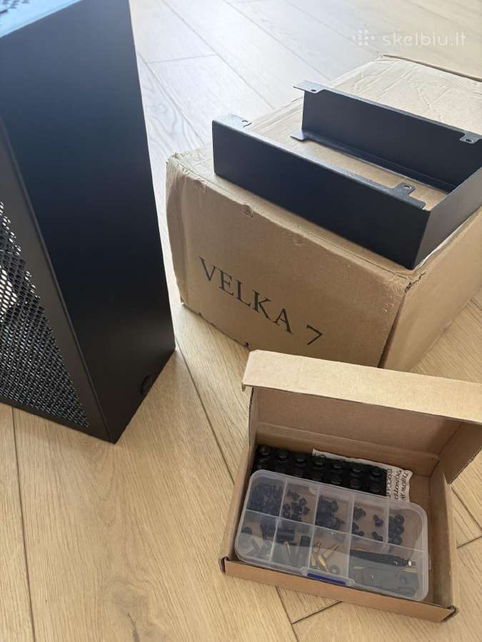Velka 7 rev 3 itx kompiuterio korpusas 6.2l - nuotraukos Nr. 2