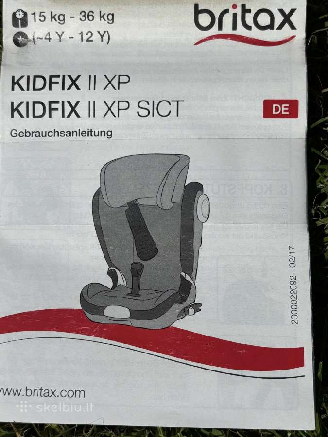 Britax romer kidfix II xp sict - nuotraukos Nr. 7
