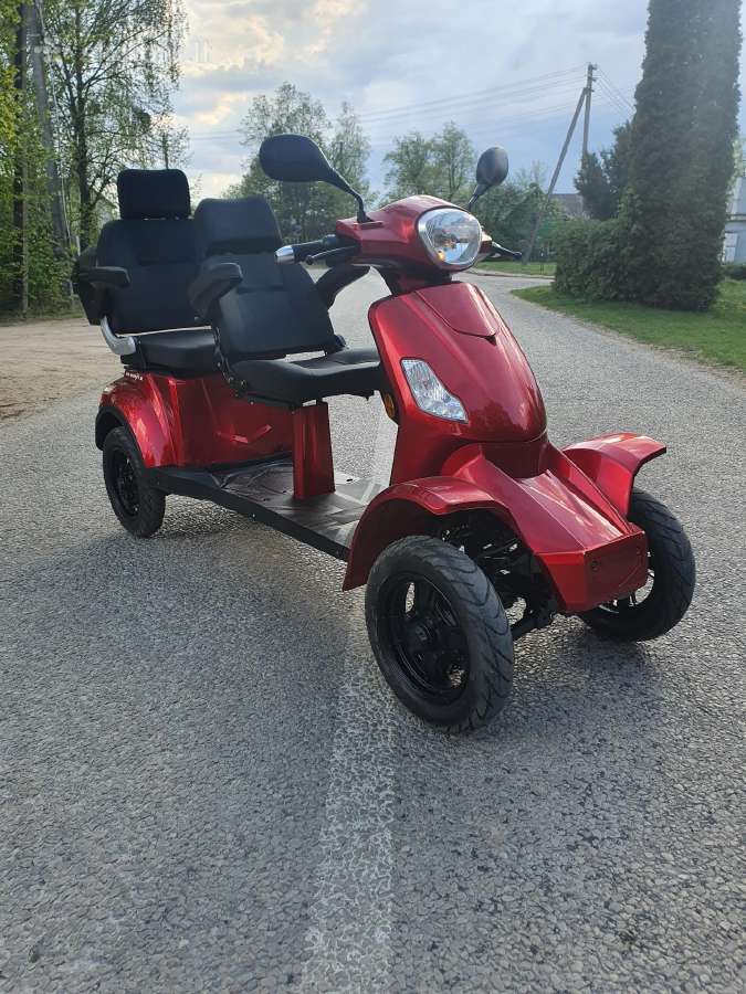 Elektrinis keturratis scooteris - nuotraukos Nr. 7