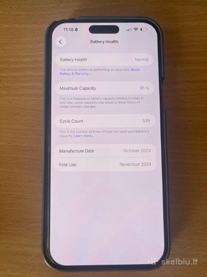 iPhone 16 pro max 256gb - nuotraukos Nr. 3