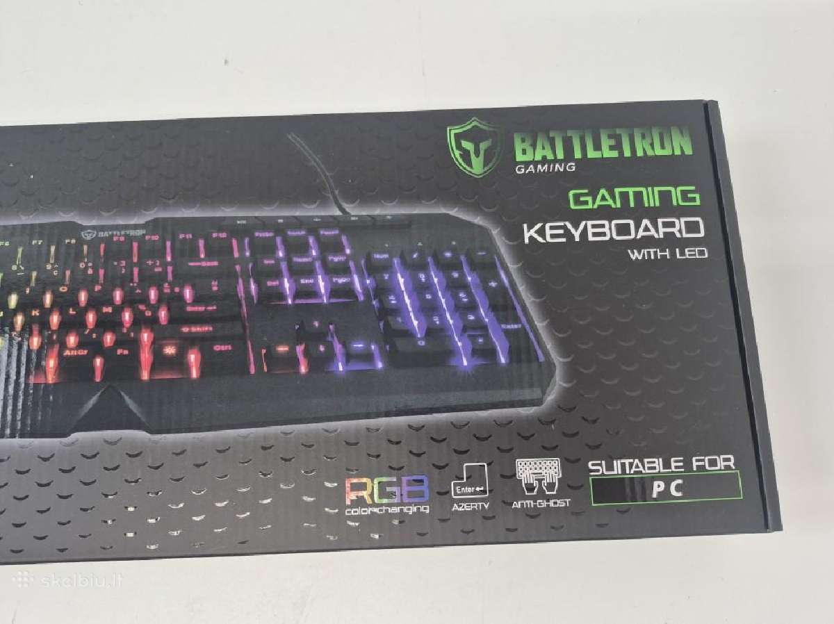 Žaidimų klaviatūra "Battletron Rgb" - nuotraukos Nr. 3