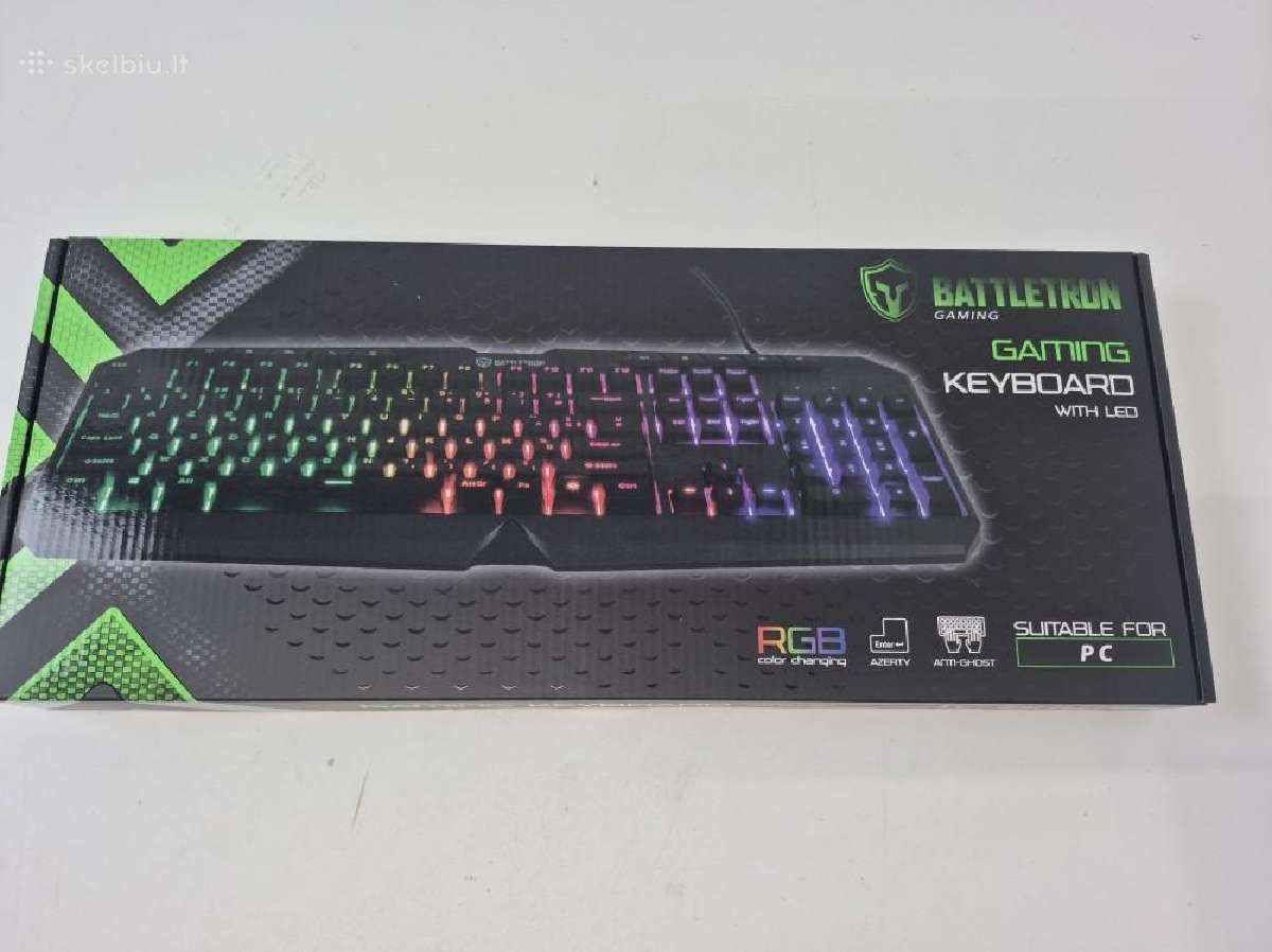 Žaidimų klaviatūra "Battletron Rgb" - nuotraukos Nr. 2