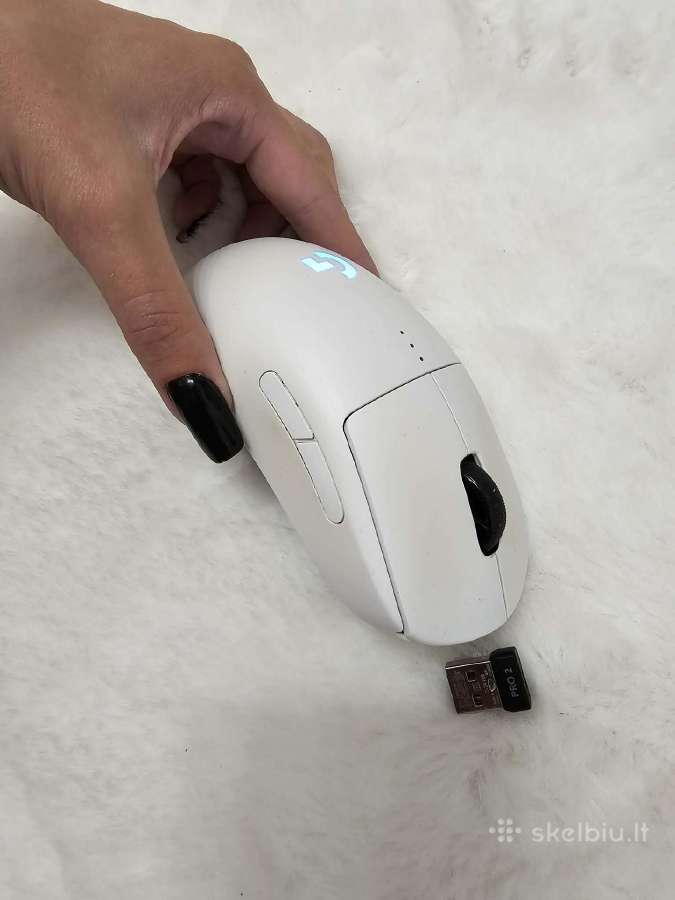 Žaidimų pelė Logitech G Pro 2 Lightspeed White - nuotraukos Nr. 3