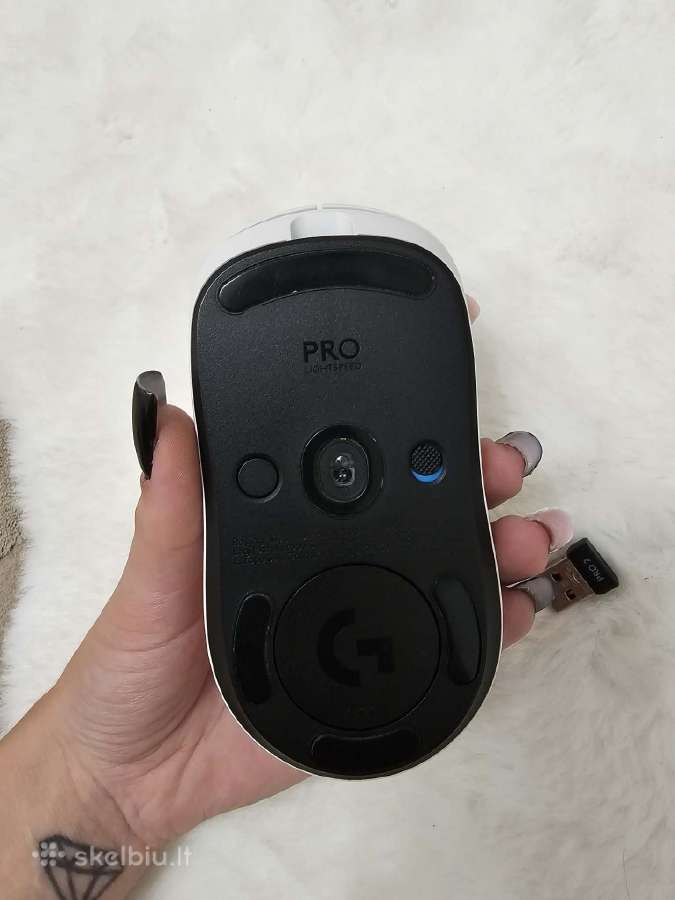 Žaidimų pelė Logitech G Pro 2 Lightspeed White - nuotraukos Nr. 6