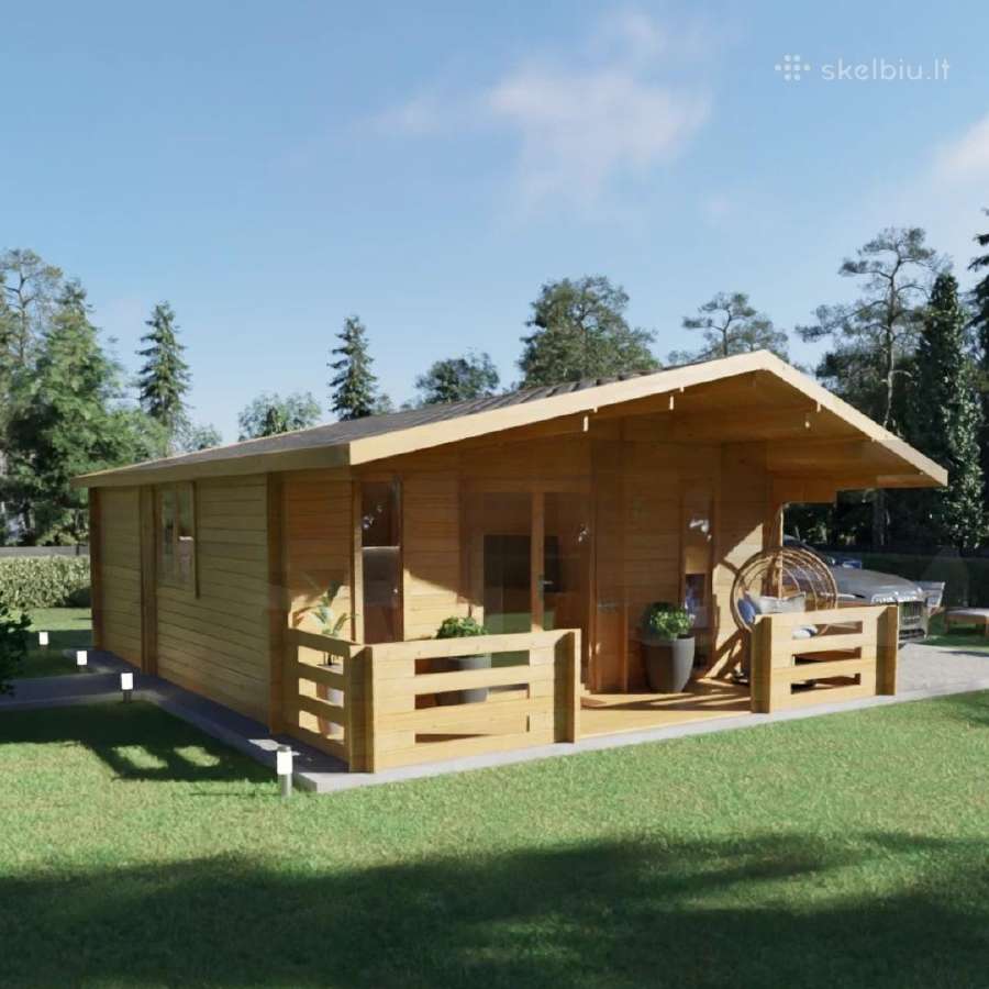 32m2 vasarnamis su terasa ir stogine tik 5300! - nuotraukos Nr. 5