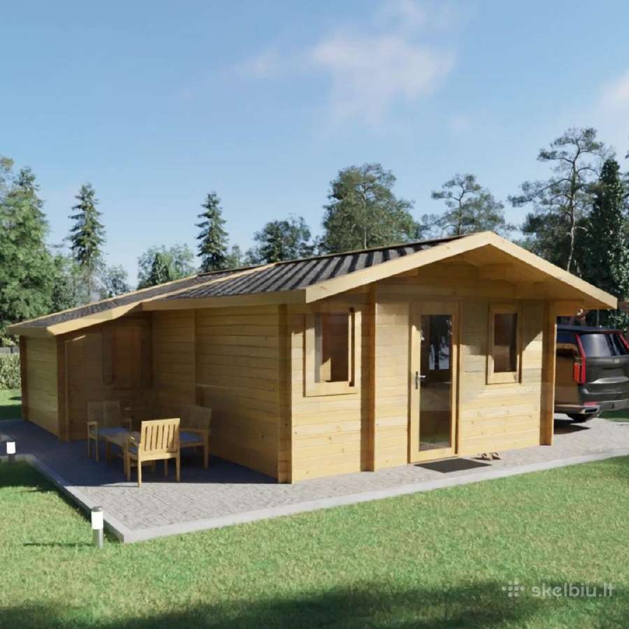 32m2 vasarnamis su terasa ir stogine tik 5300! - nuotraukos Nr. 7