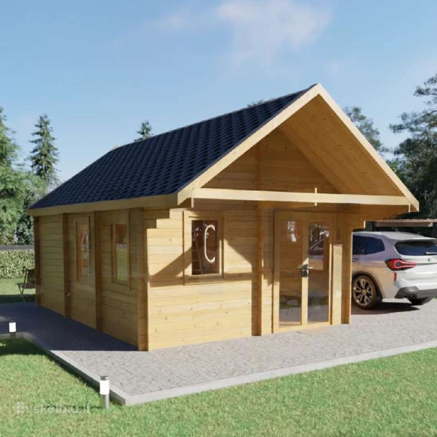 32m2 vasarnamis su terasa ir stogine tik 5300! - nuotraukos Nr. 9
