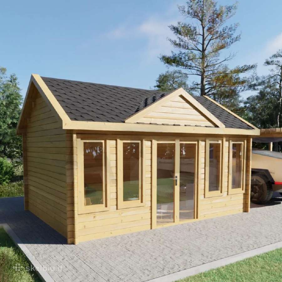 32m2 vasarnamis su terasa ir stogine tik 5300! - nuotraukos Nr. 11