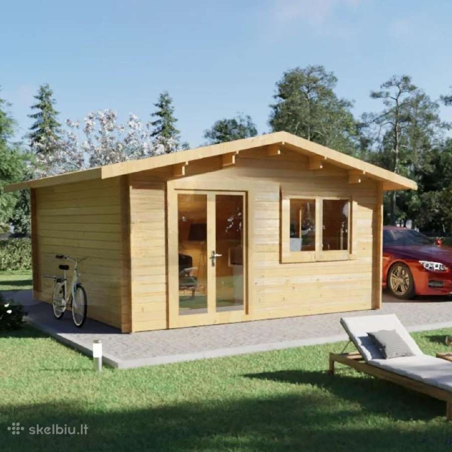 32m2 vasarnamis su terasa ir stogine tik 5300! - nuotraukos Nr. 13