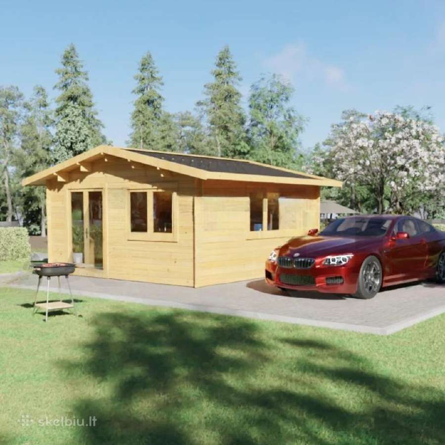 32m2 vasarnamis su terasa ir stogine tik 5300! - nuotraukos Nr. 14