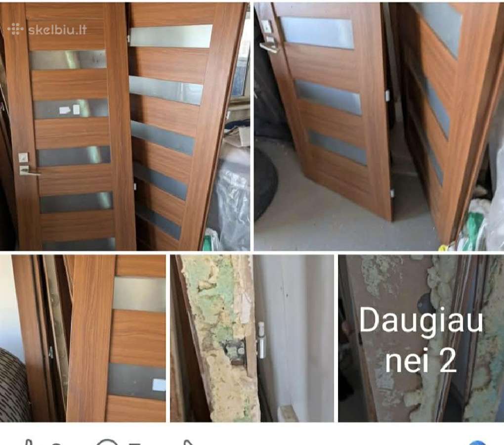 Baltos durys,2vnt po 15€ ir rudos durys 2vnt po 80 - nuotraukos Nr. 2