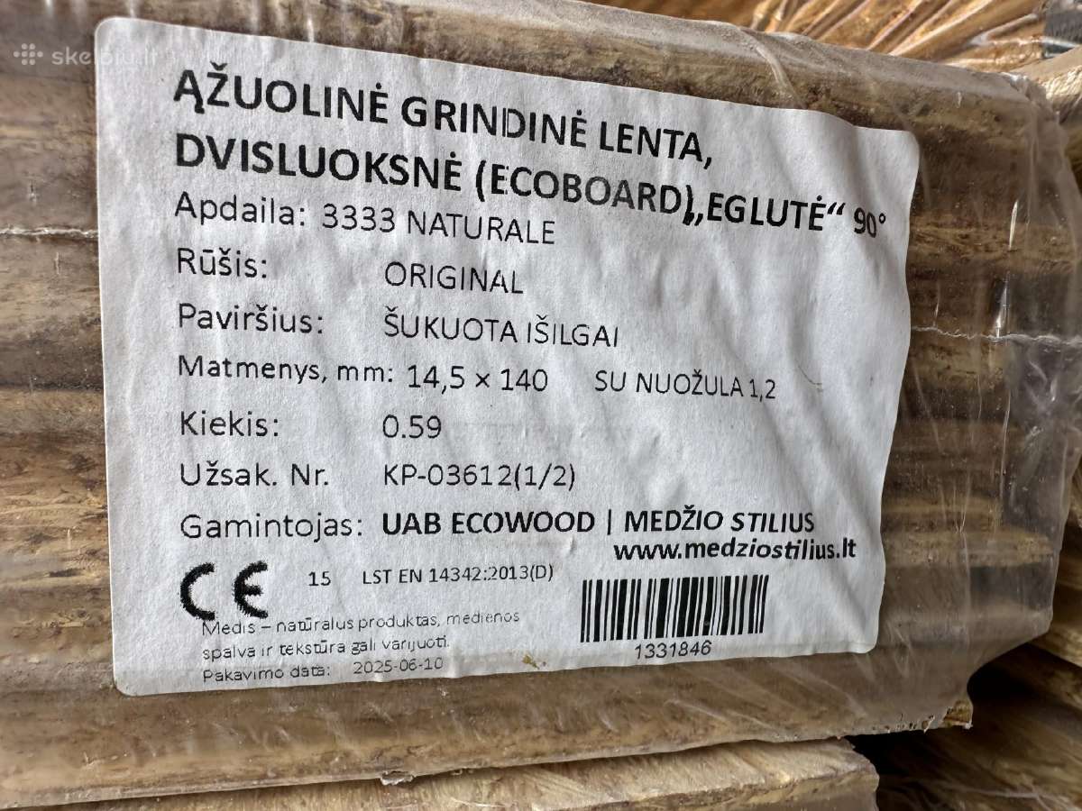 Medinės parketlentes Sand 3333 - nuotraukos Nr. 3