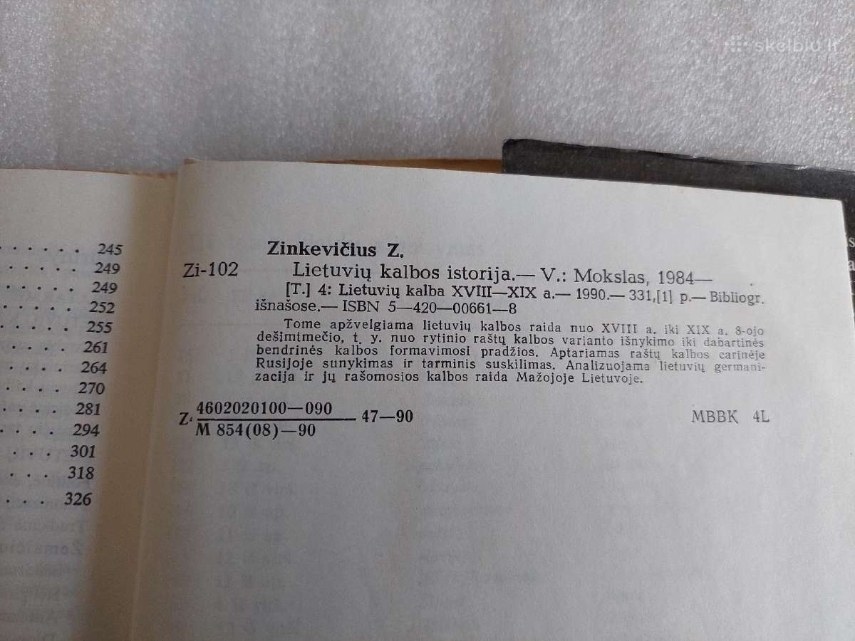 Lietuvių kalba 18-19 a. - nuotraukos Nr. 5