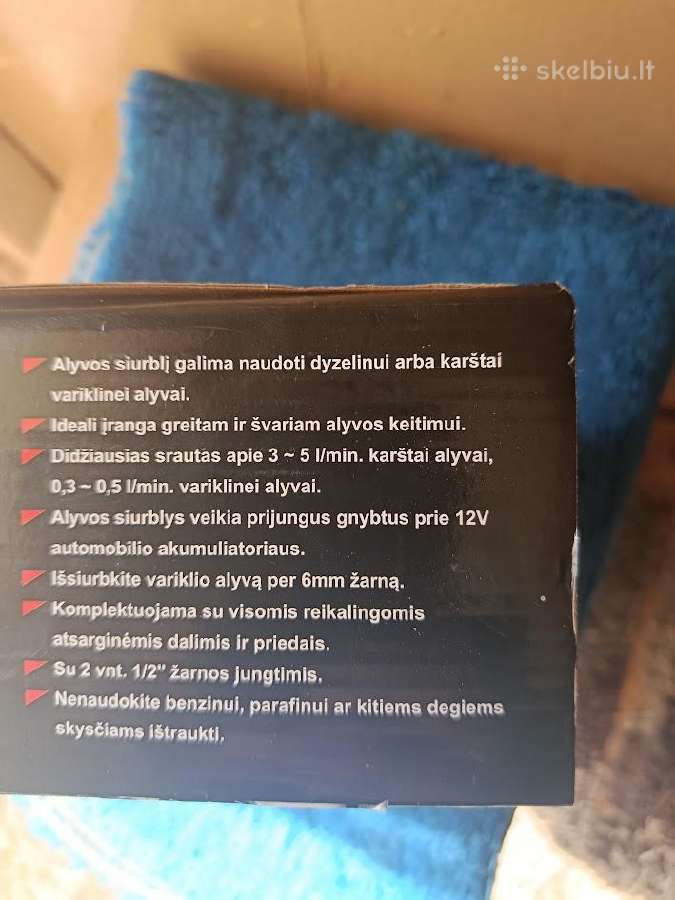 Alyvos / dyzelino išsiurbimo pompa - nuotraukos Nr. 3